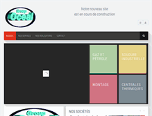 Tablet Screenshot of group-oceal.com